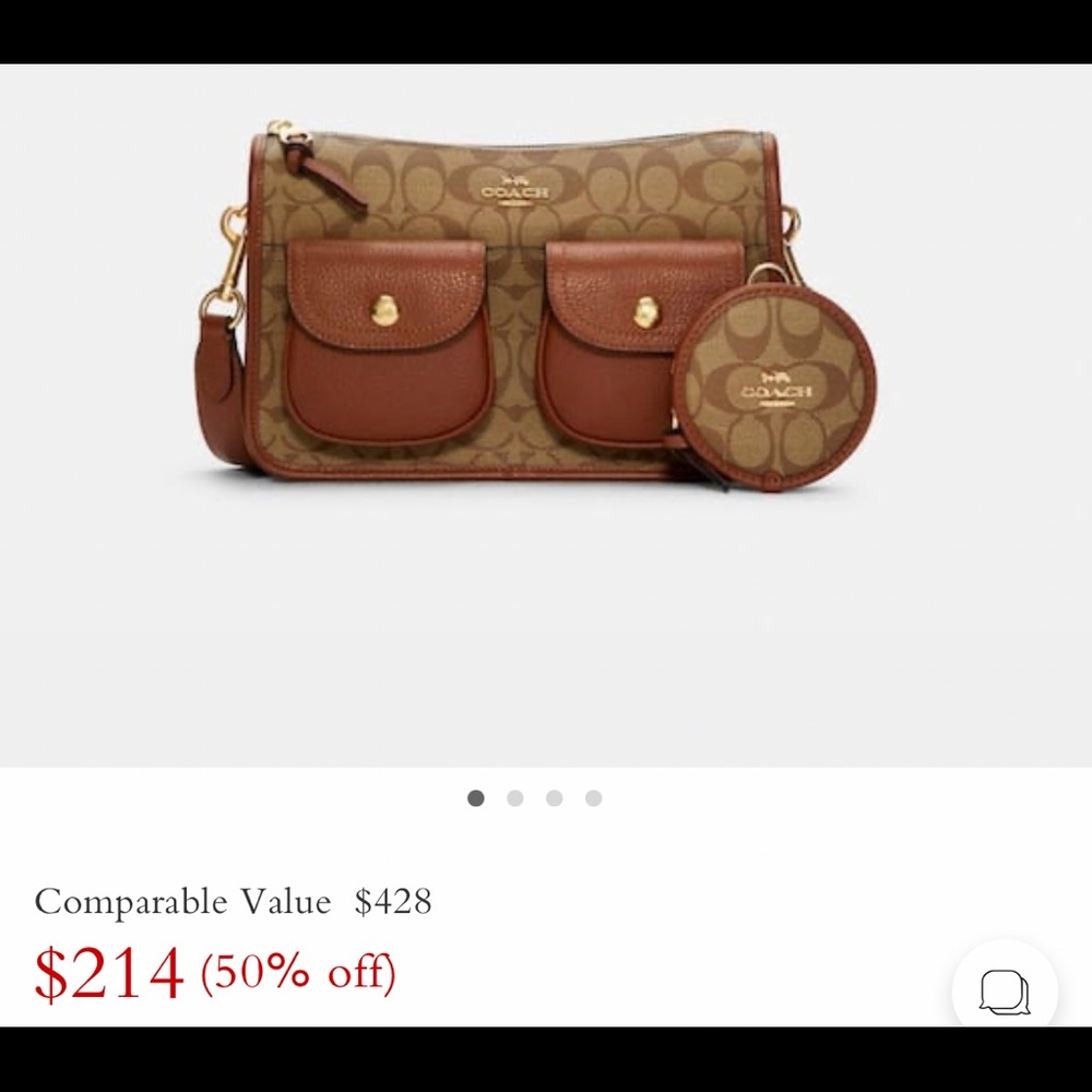 Pennie crossbody with coin case Coach Bag